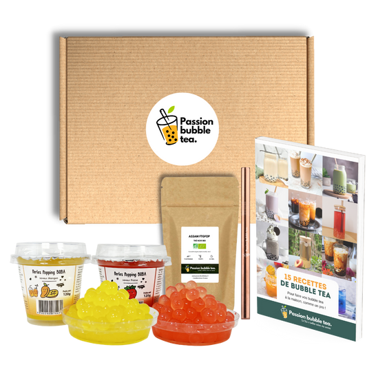Kit Bubble Tea perles de fruits – 6 Boissons