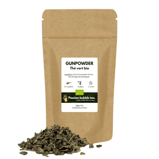 Chine Gunpowder - Thé vert BIO