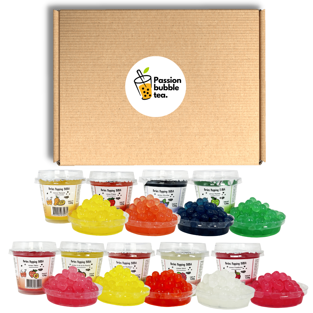 Coffret de recharge perles de fruits - 9 pots