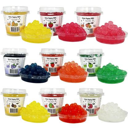 Coffret de recharge perles de fruits - 9 pots