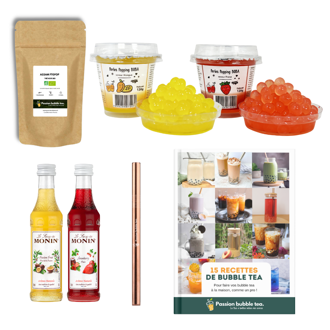 Kit Bubble Tea Complet – 6 Boissons